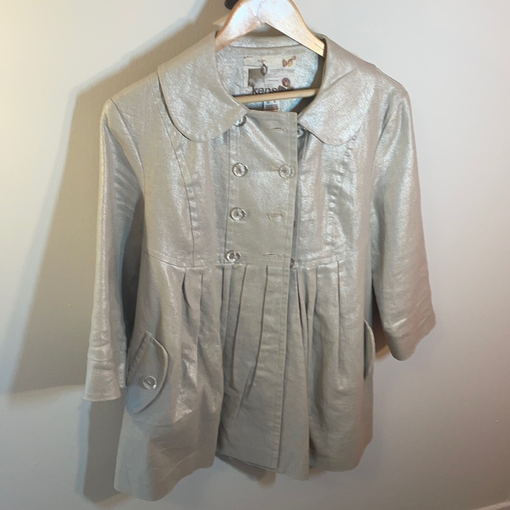 Kensie Jacket Women’s Gray Coat-Medium